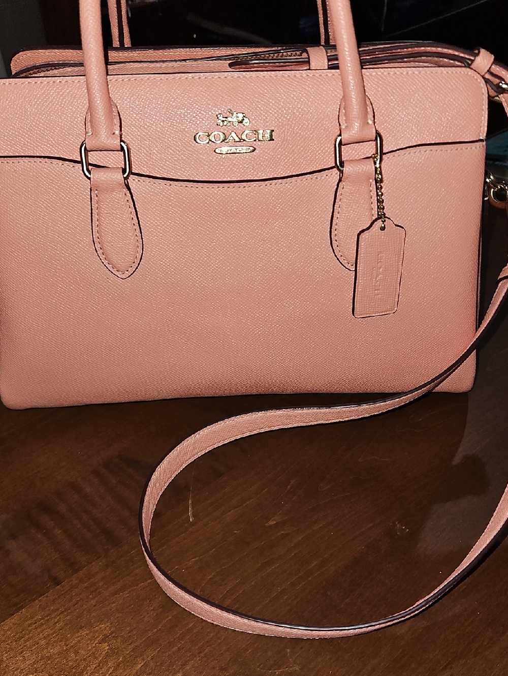 Coach Darcie Carryall Light Coral